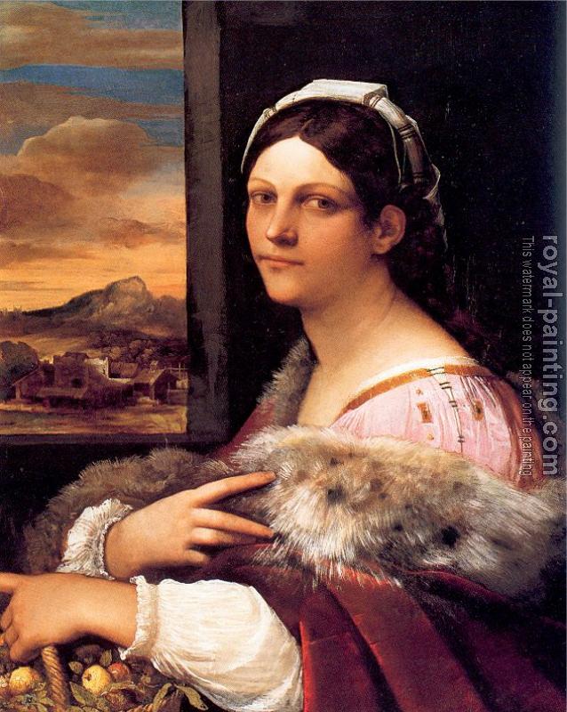 Sebastiano Del Piombo : Portrait of a Young Woman called  Dorotea